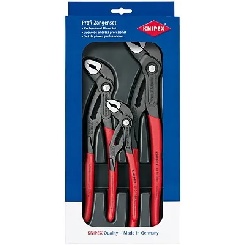 Knipex Ūdens sūkņa knaibļu komplekts 3 gab. COBRA, Knipex 002009V02