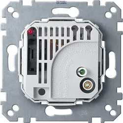 Schneider Electric MTN536302 — Room Thermostat Merten Antique 230 V, Room Temperature Control Insert With Switch, AC 230 V, 10(4) A