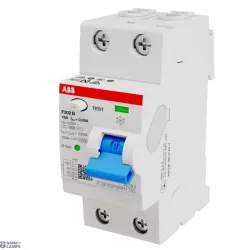 ABB 2CSF202568R1160 — F202 B-16/0.03 Residual Current Circuit Breaker 2P B type 30 mA