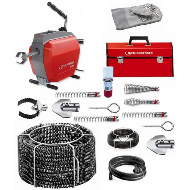 Rothenberger Cauruļu tīrīšanas iekārta R600, komplektā 16mm+22mm 19173
