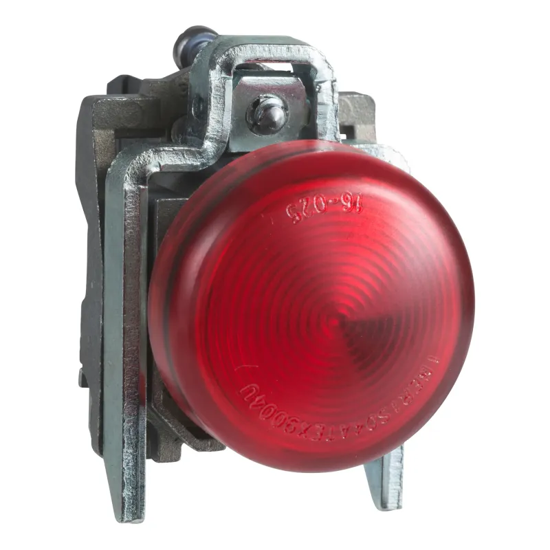 Schneider Electric Pilot Light Harmony XB4, 120V AC, 22.5mm, Red, IP66 XB4BVG4