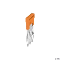Weidmüller 1527570000 — Terminal Block Cross-Connector Plugged, orange, 24 A Poles 3 P 5.10 Ins Yes W 13 mm Weidmüller 1527570000 — Terminal Block Cross-Connector Plugged, orange, 24 A Poles 3 P 5.10 Ins Yes W 13 mm