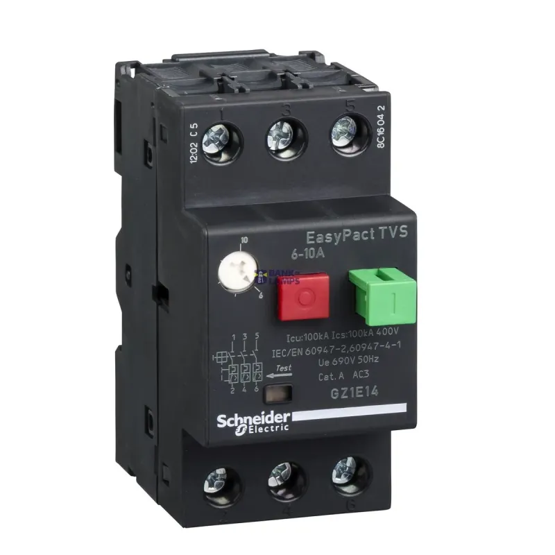 Schneider Electric Motor Protection Circuit Breaker Easypact Switch, 10 A GZ1E14