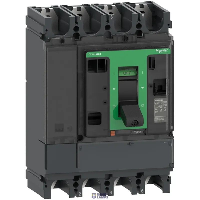 Schneider Electric Switch Disconnector ComPact NSX NSX630NA, 4P, 630A, 690V C634630S