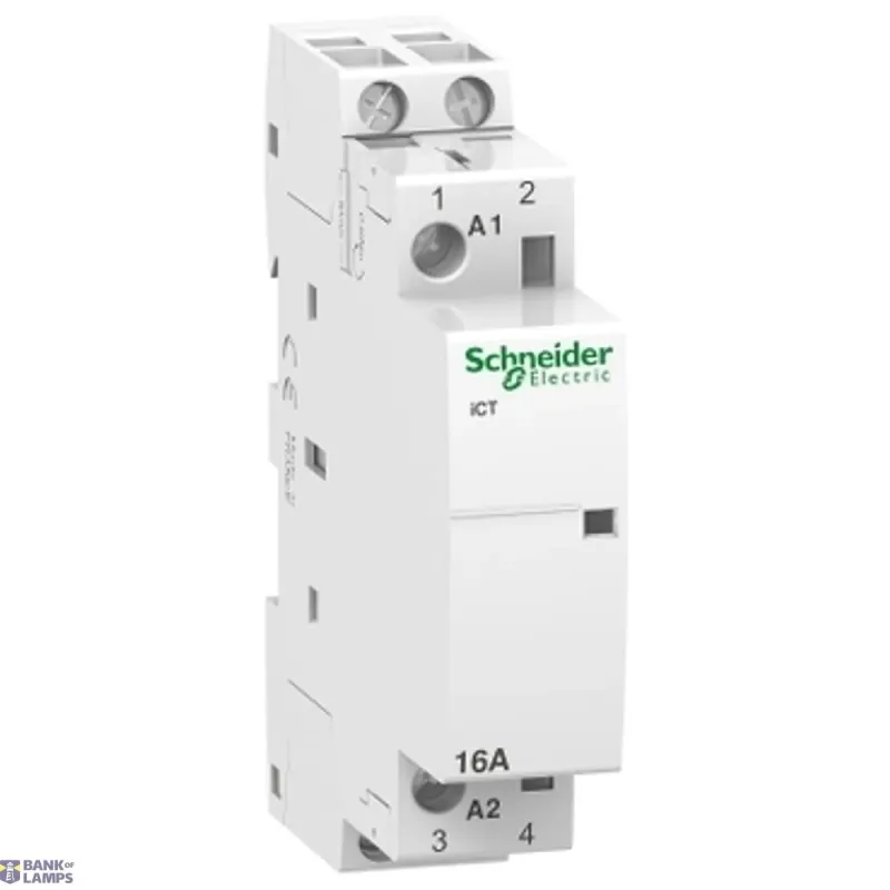 Schneider Electric Contactor Acti9 iCT, 16 A, 230–240 V, 2NO, IP20, Remote A9C22712