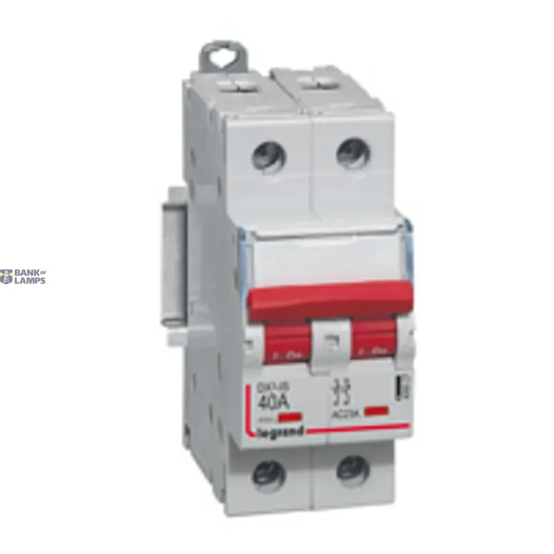 Legrand Switch DX3 40 A, 2P, 400 V, IP20, Screw connection 406527