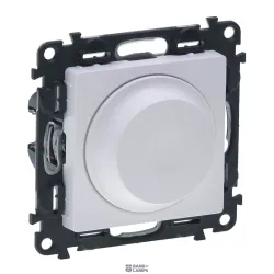 Legrand 752160 — Rotary Dimmer Valena Life 240V, 50Hz, with Cover, White, 300VA