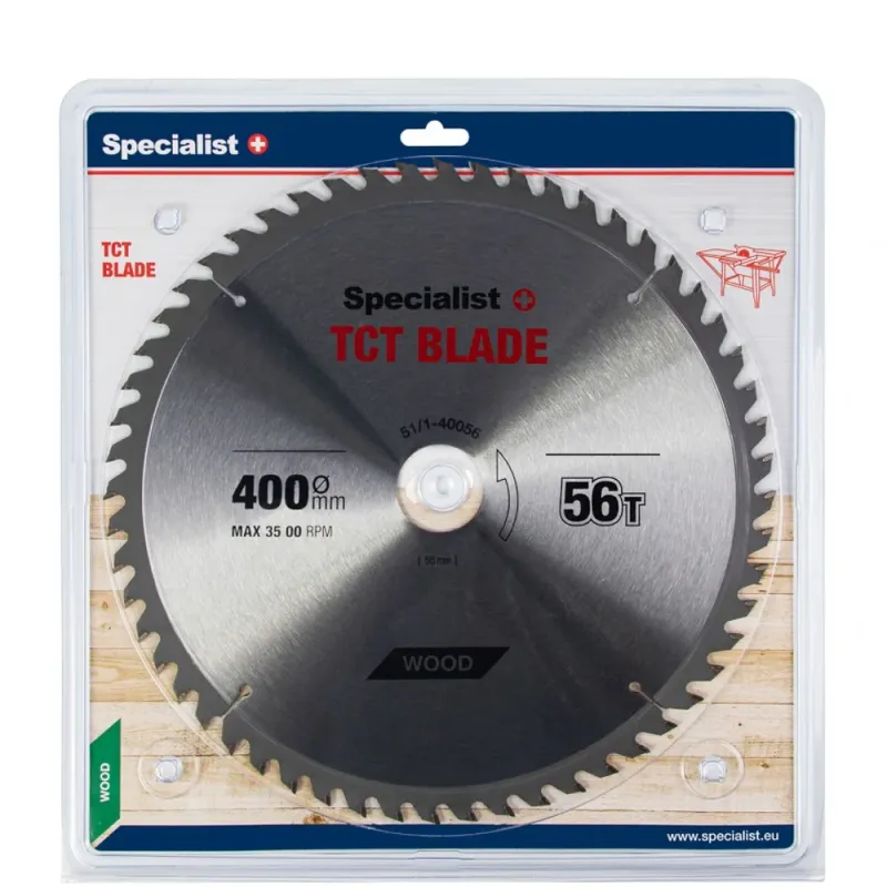 Specialist+ SPECIALIST+ griešanas disks, 400 x 56T x 50 mm 51-1-40056