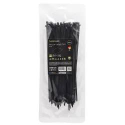 THORGEON 15018 — Ties 3.6x250 Black (100 pcs)