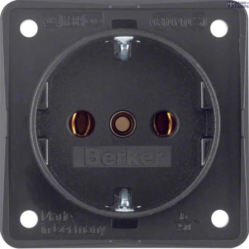 Berker SCHUKO Socket outlet with Screw Terminalsinals, Internal 941852505