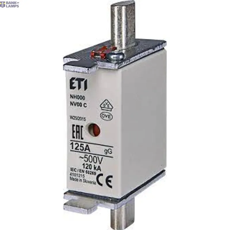 ETI NH Fuse NH00 125A 5904722980433