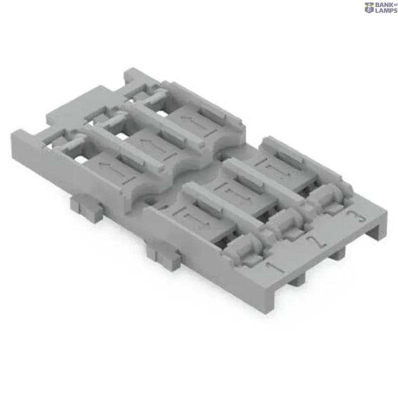 WAGO Mounting Carrier 3-Way, For Inline Splicing Connector with 221-2533