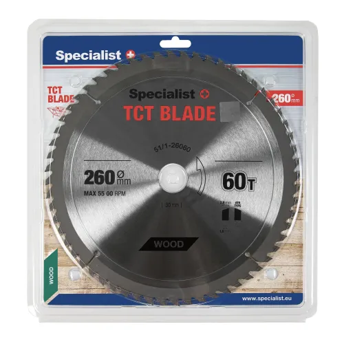 Specialist+ SPECIALIST+ griešanas disks, 260 x 60T x 30 mm 51-1-26060