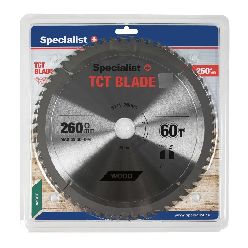 Specialist+ SPECIALIST+ griešanas disks, 260 x 60T x 30 mm 51-1-26060