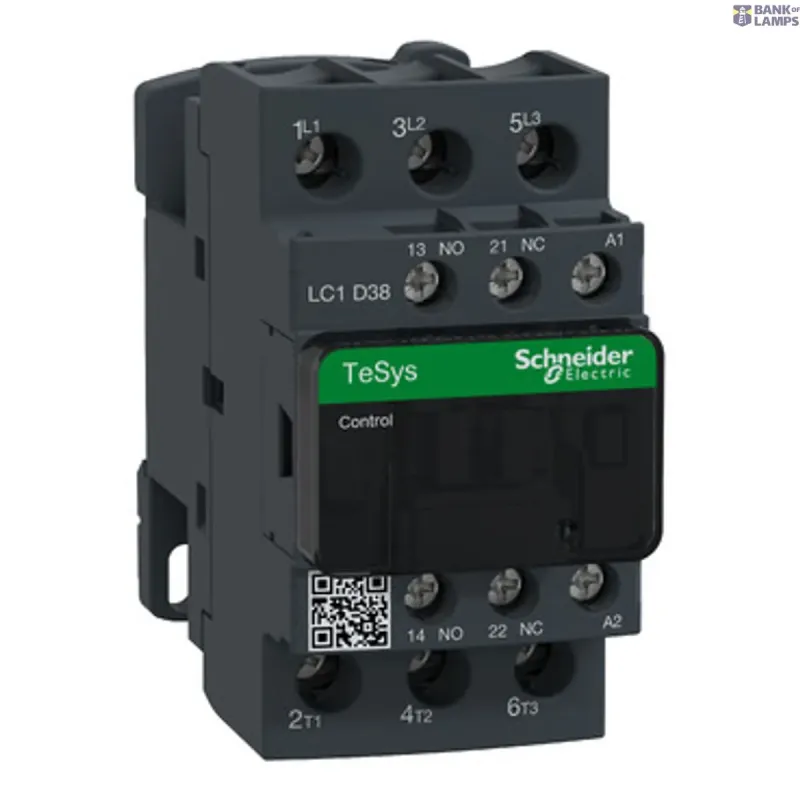Schneider Electric Contactor 3P, 38A, 48V LC1D38E5