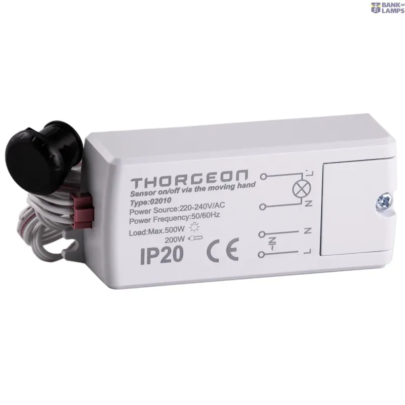 THORGEON Short Distance IR Sensor 5-6cm max500W IP20 02010