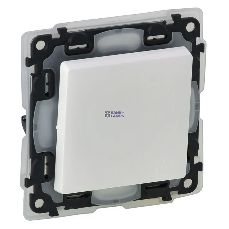Legrand Change Over Push Button Valena Life IP44, 6A, 250V, 2P, 2M 752171