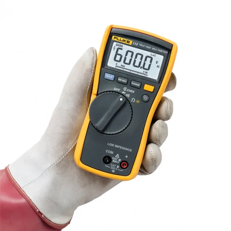FLUKE Digital Multimeter True RMS CAT IV 600V LoZ 113 3088053