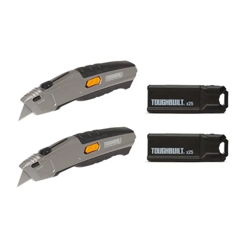 TOUGHBUILT 2 trapecveida naži + 50 asmeņu komplekts ToughBuilt® 73-H4S5220