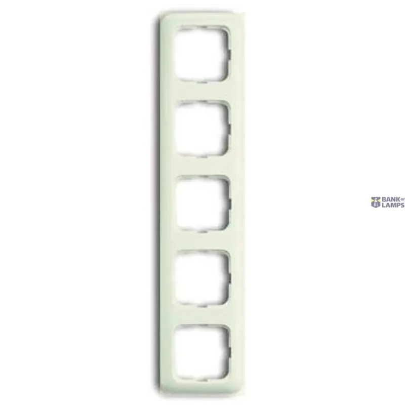 Busch-Jaeger 2515-212-507 Cover Frame 5gang(s) white - Busch-Duro 2000 2CKA001725A1467