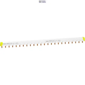 Schneider Electric A9XPH324 — Comb Busbar Multi9 Acti9, 100 A, IP20, White (RAL 9003), Number Of Ways: 8 Ways 3 L