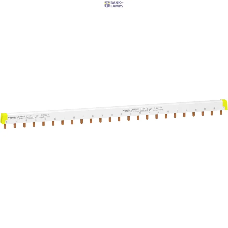 Schneider Electric Comb Busbar Multi9 Acti9, 100 A, IP20, White (RAL 9003) A9XPH324