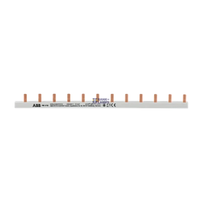 ABB PS1/12 Busbar . 1 Phase Busbar, 12 PINs, 10mm2 2CDL210001R1012