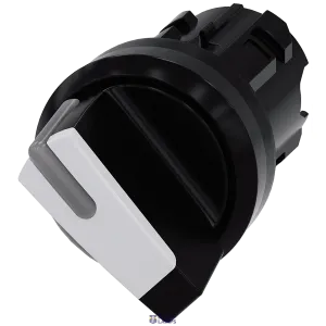 Siemens 3SU1002-2BF60-0AA0 — Toggle switch, illuminable, 22 mm, round, plastic, black, white Siemens 3SU1002-2BF60-0AA0 — Toggle switch, illuminable, 22 mm, round, plastic, black, white