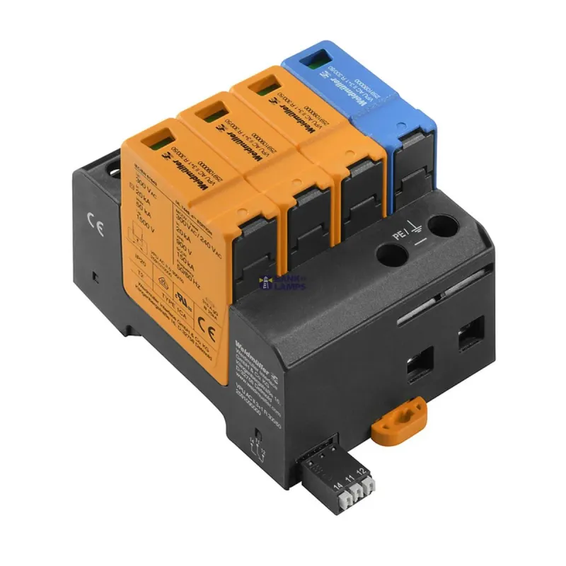 Weidmüller Surge Voltage Arrester Low voltage, Surge protection, with 2591090000