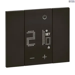 BTicino KG4441 — termostats Living Now 2 Modules, IP20, Flush-Mounted, 50–60Hz, Black
