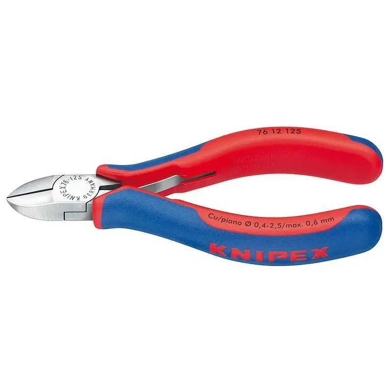 Knipex Asknaibles 125 mm, DR ar atsperi, Knipex 7612125