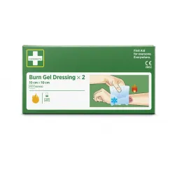 Burn gel dressing, 10x10 cm, 2 pcs., Cederroth Burn gel dressing, 10x10 cm, 2 pcs., Cederroth
