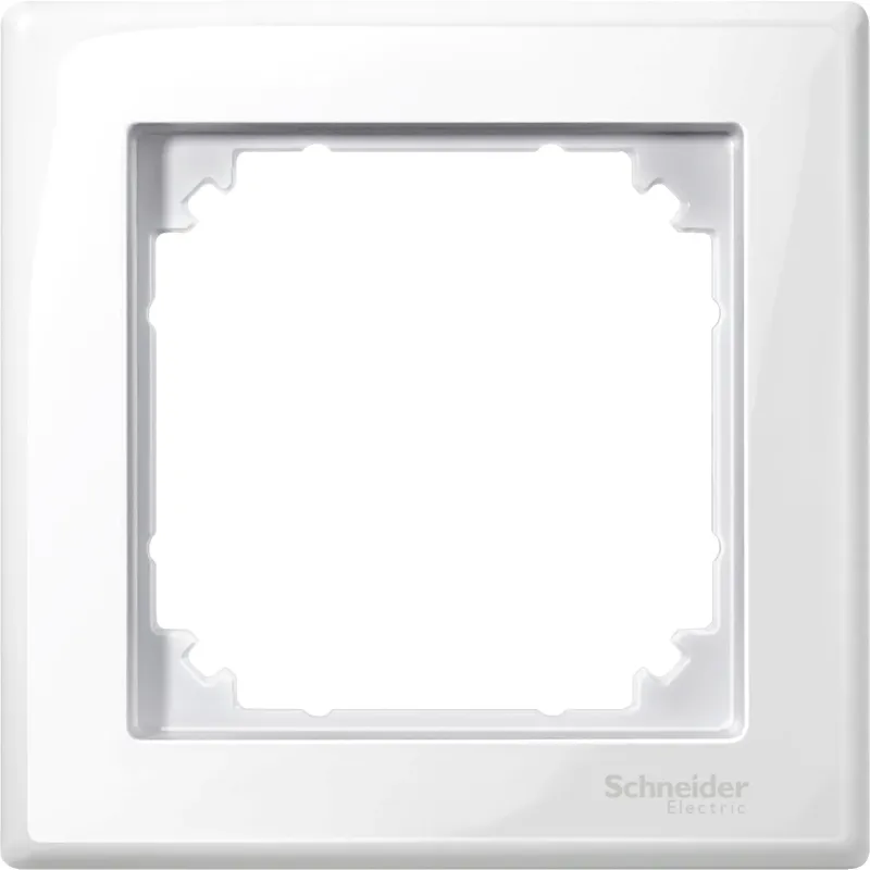 Schneider Electric Frame Merten System M, White, 1-Gang MTN478119