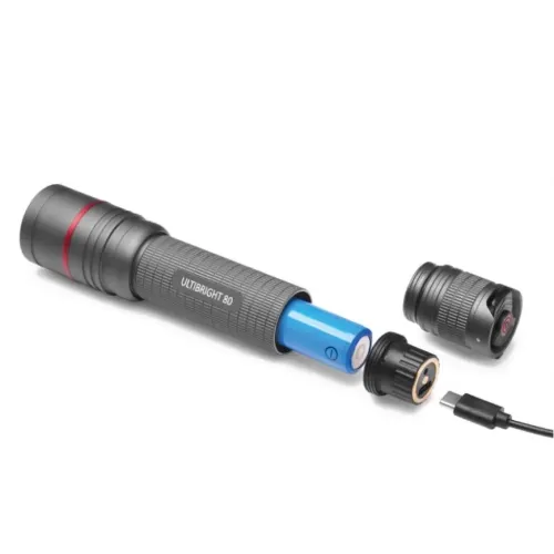 EMOS LED Lukturis ULTIBRIGHT 80 600lm rechargable 2600mAh, EMOS P3180