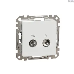 Schneider Electric SDD111471R — Connector Sedna Design & Elements, White, 4dB, TV/R 4db, Sedna