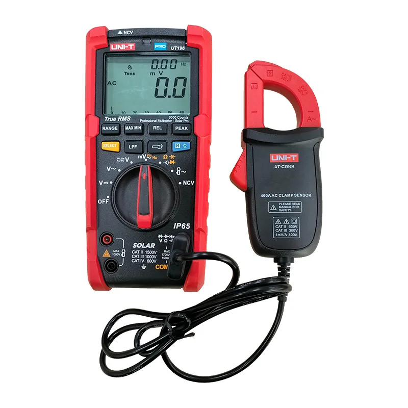 UNI-T Flex Clamp sensors, 400 A maiņstrāvas mērīšana; 50 Hz -400 UT-CS06A
