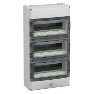 Spelsberg 73344201 — Small Distribution Board AK 42, 400 V AC, 42 Modules, 3 Rows, IP65, IK08, 315 × 600 × 155 mm, Pre-Mounted