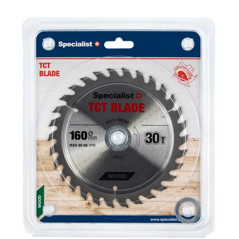 Specialist+ SPECIALIST+ griešanas disks, 160 x 30T x 20/16 mm 51-1-16030