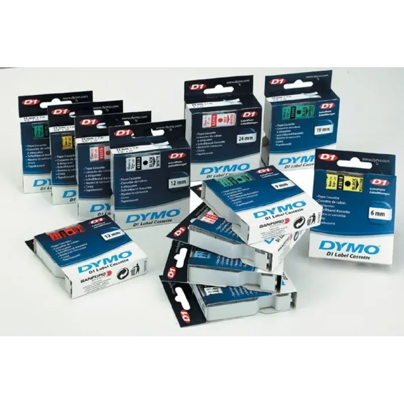 DYMO D1 līmlente polipro. dzeltena 12mmx7m 31-20580