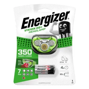 Galvas lukturis, 350lm, 3xAAA, VISION HD+, ENERGIZER Galvas lukturis, 350lm, 3xAAA, VISION HD+, ENERGIZER