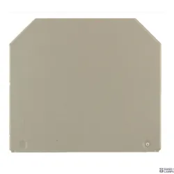 Weidmüller 1050100000 — End and Partition Plate for Terminals dark beige H 56 mm W 1.5 mm, Wemid Weidmüller 1050100000 — End and Partition Plate for Terminals dark beige H 56 mm W 1.5 mm, Wemid