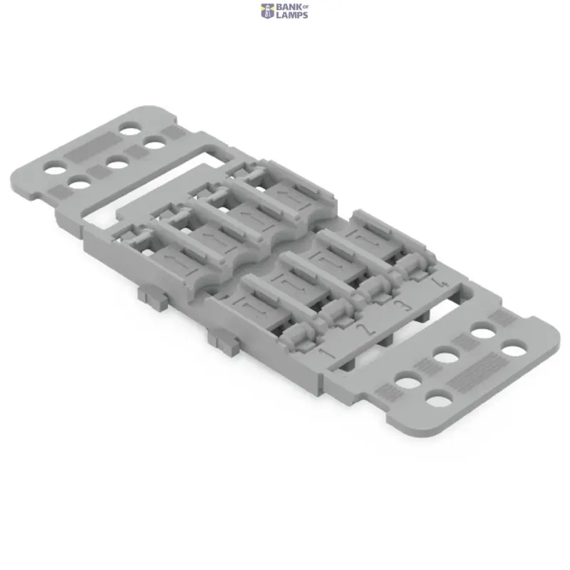 WAGO Mounting Carrier with Strain Relief 4-Way, For Inline 221-2514