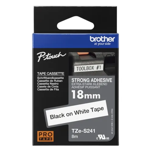 BROTHER Melns uz balta STRONG 9mm 31-1-TZES241