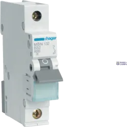 Hager MBN132 — автоматический выключатель 1P, 6 kA B-32 A, 1M