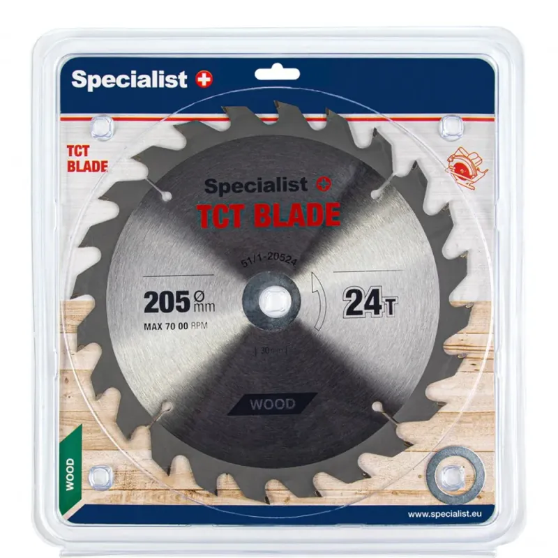 Specialist+ SPECIALIST+ griešanas disks, 205 x 24T x 30/20/16 mm 51-1-20524
