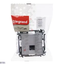 Legrand 753138 — Telephone Socket Valena Life White, IP20, 3, 74.6 mm, 27.2 mm, RJ11