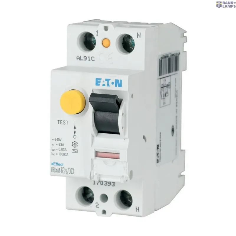 EATON Residual current circuit breaker (RCCB), 63A, 2p, 30mA 170433
