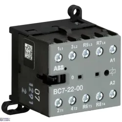 ABB GJL1313501R0001 — BC7-22-00-01 Mini Contactor 24 V DC - 2 NO - 2 NC - Screw Terminals