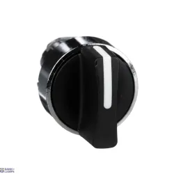 Schneider Electric ZB4BD3 — Selector Switch Switch Head Harmony XB4, 3 positions, 22.5mm, IP67, Black, Stay-Put Schneider Electric ZB4BD3 — Selector Switch Switch Head Harmony XB4, 3 positions, 22.5mm, IP67, Black, Stay-Put