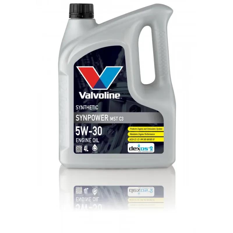 Valvoline Motoreļļa Synpower MST C3 5W30 4L, Valvoline 872597